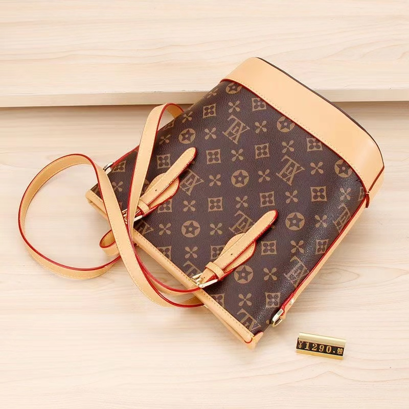 Bolso de gran capacidad para mujeres en 2024, bolso de mujer de moda, bolso de axila personalizado, bolso vintage, bolso tipo cubo, bolso de hombro
