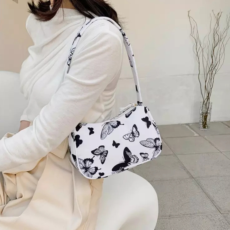 Bolso de lona para chicas, bandolera nueva retro con estampado de vaca cebra, bolso personalizado para mujeres, bolso lindo para mujeres