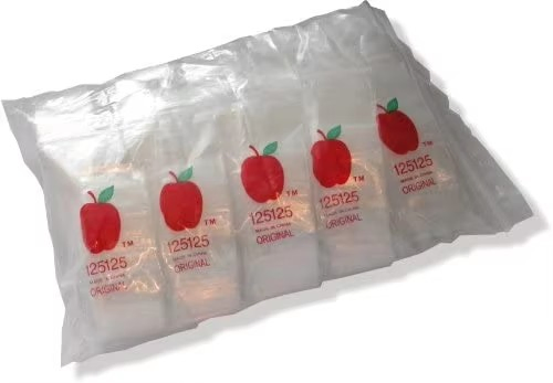 1515 125125 Bolsas pequeñas con cierre hermético de Apple Mini Ziplock