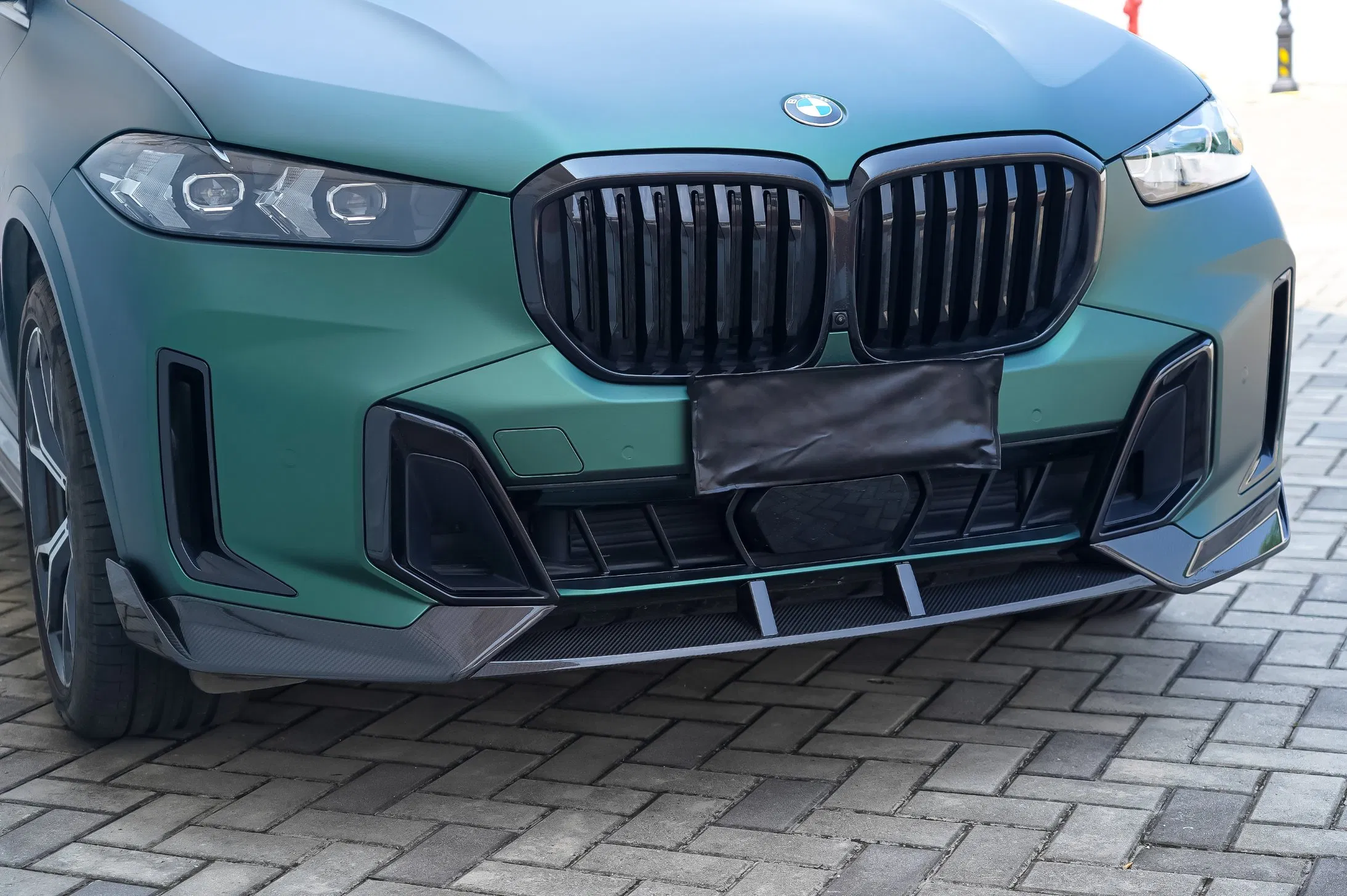 Alta Qualidade X5 G05 Estilo Lci Takd Desenvolvimento de Dados de Carro Real Spoiler Frontal de Fibra de Carbono Seco para BMW X5 G05 G18 Lci 2024+