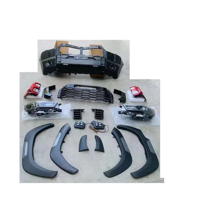 Bumper de Bodykit de Boa Qualidade para Caminhonetes Hilux Revo Rocco 16-20 Upgrade para Toyota Tundra 2021