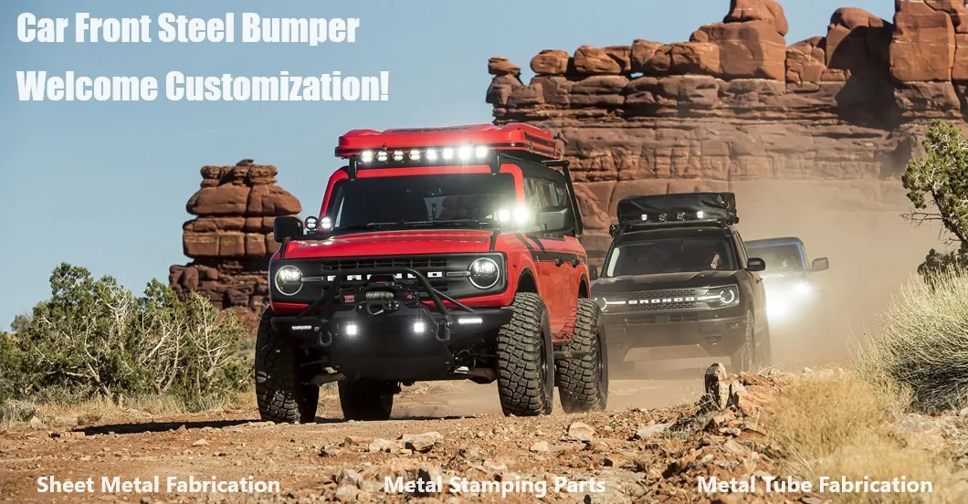 Personalizar Fabricação de Tubo de Metal Super ATV Empurrar Carro Frontal Bumper de Aço