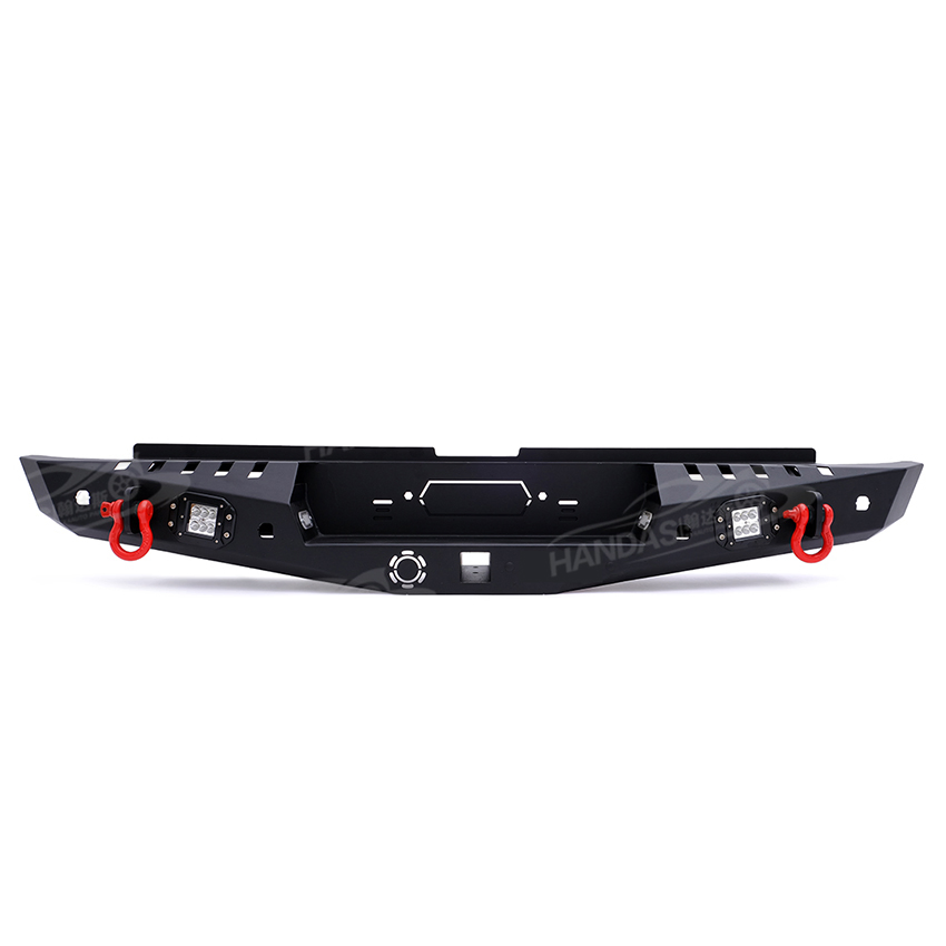 Bumper Traseiro de Aço Universal para Caminhonetes, Protetor de Barra Bull para o Bumper Traseiro do Hilux Revo Dmax Tacoma