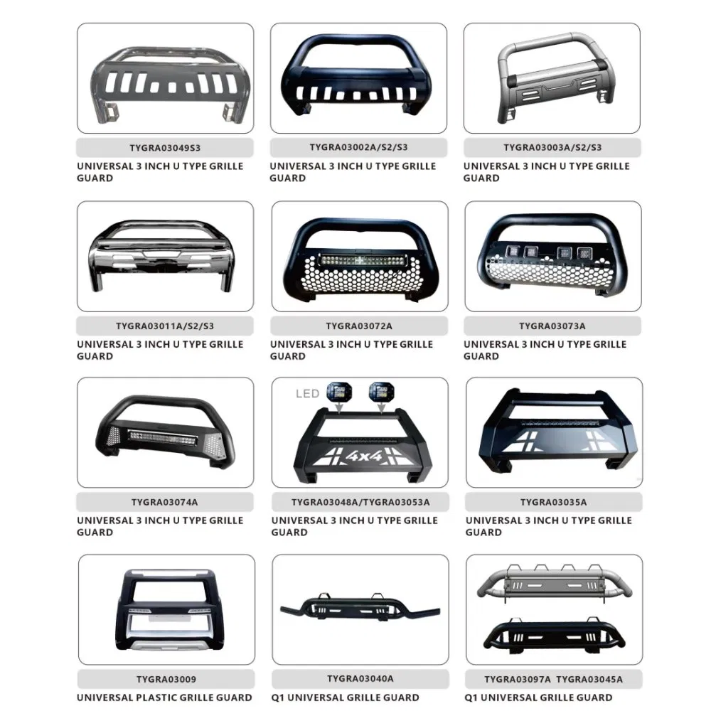 Kit de Carroceria Peças Automotivas 4X4 Estilo Bumper e Grade em ABS para Isuzu D-Max, Peças para SUV