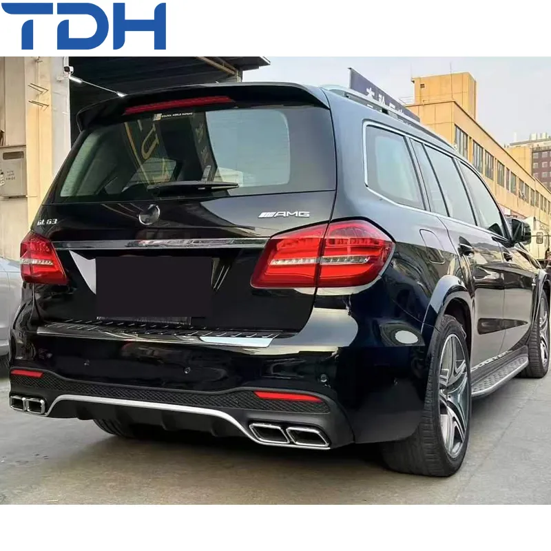 Factory Price Car Bumper for 2013-2015 Mercedes X166 Facelift to 2016-2019 GLS63 Amg Bumper with Aluminum Hood