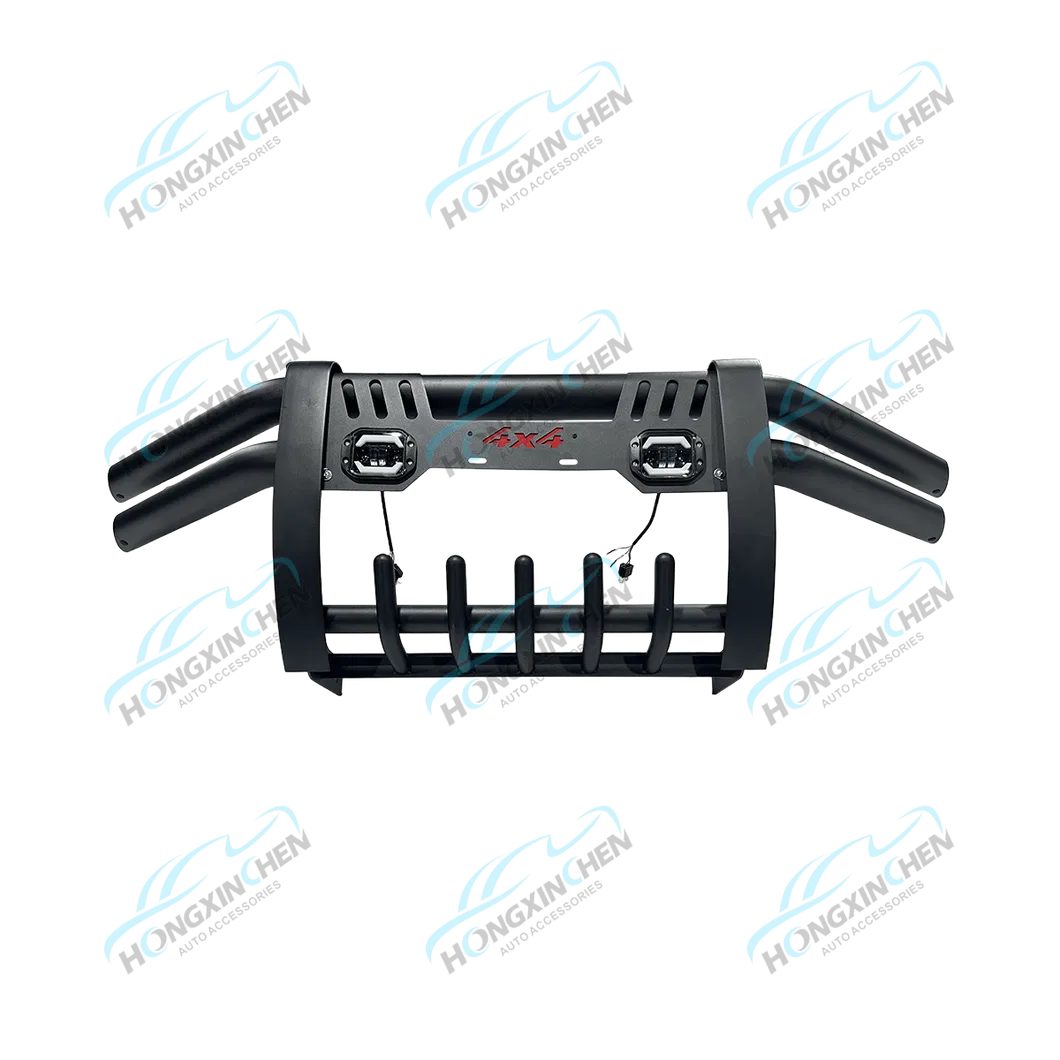 Bumper Frontal Anticolisão Modificado para Caminhonete Navara Veículo Off-Road Elegante Fornecimento de Bumper Leve para Caminhonete