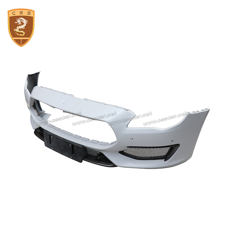 Preço Razoável Estilo Gts Fibra de Vidro Mistura Fibra de Carbono Para Para-choque Frontal de Maserati Quattroporte