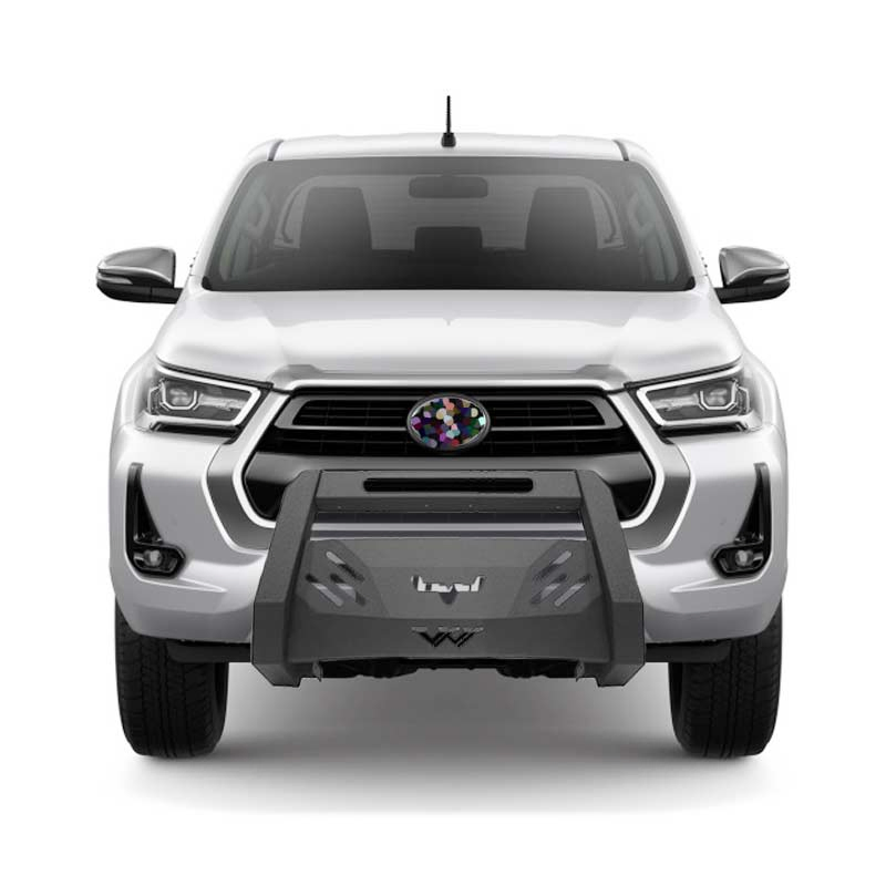 OEM 4X4 Protetor de Grade Frontal de Aço Preto para Carro, Barra de Nudge para Toyota Hilux Nissan Navara Np300 Ford Ranger Amarok