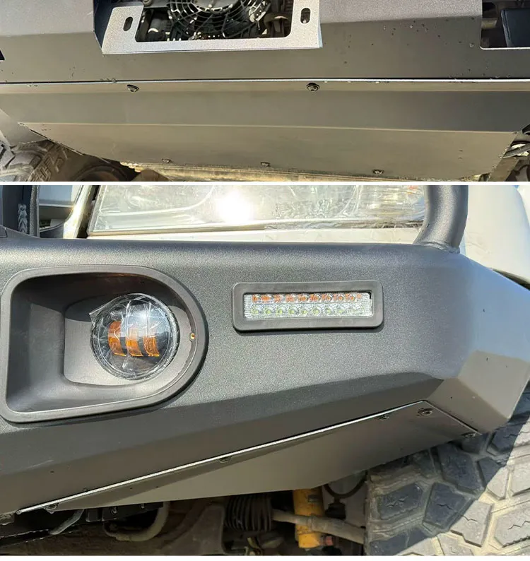 Barra de Bull Bar de Aço para Para-choque Frontal do Toyota Land Cruiser LC100 LC120 LC76