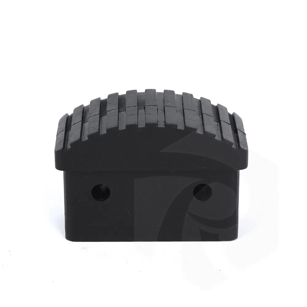 Amortecedor de Borracha de Silicone Pesado Não Padrão Personalizado Preto para Para-choque de Carro