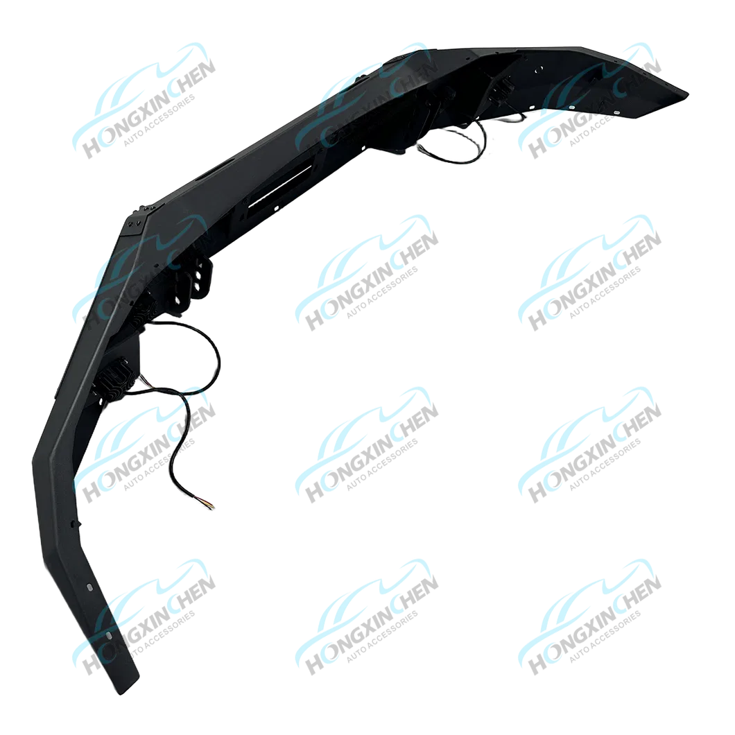 Acessórios de Veículos Off-Road Novos por Atacado 4X4 Parachoque Frontal de Aço Preto
