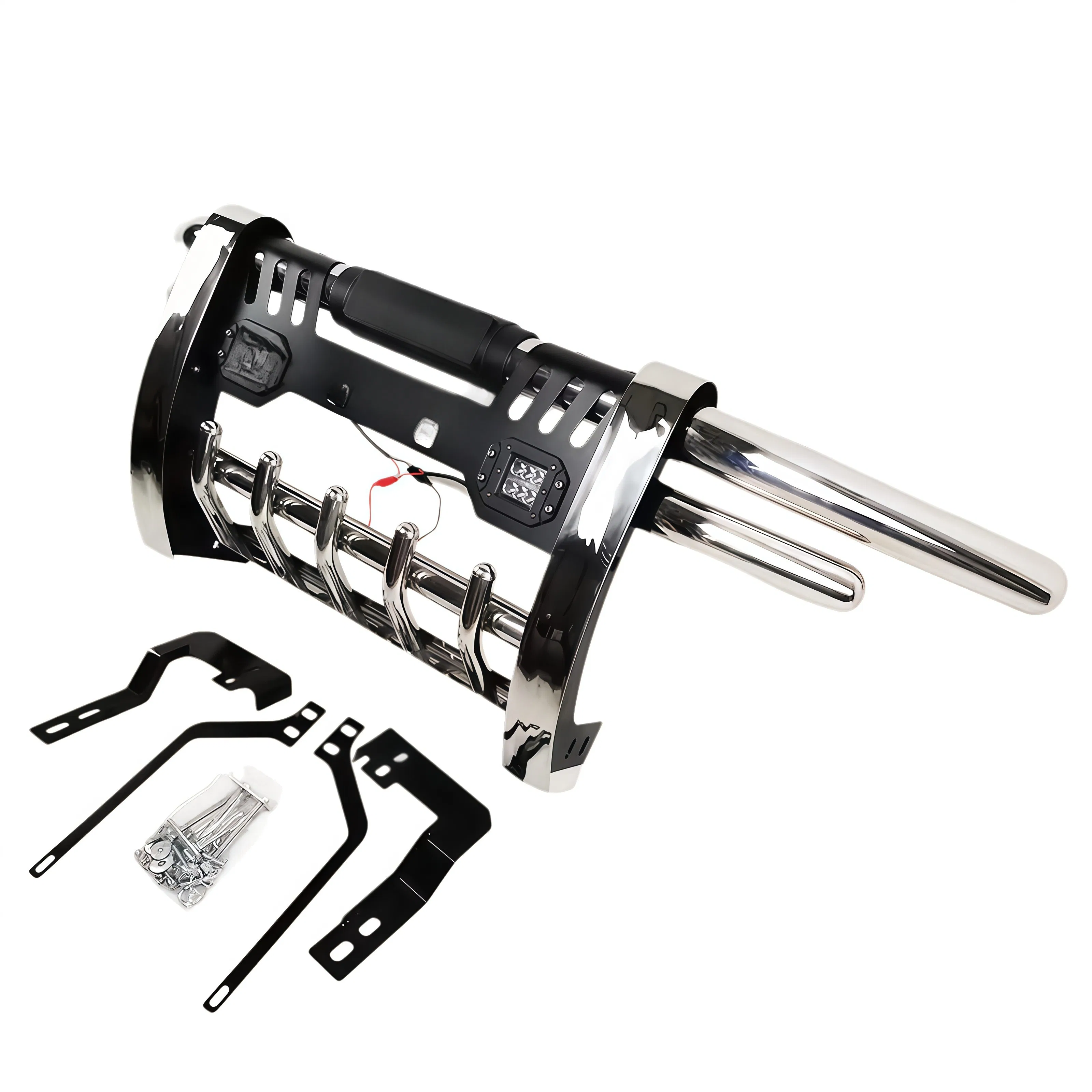 Novo Protetor de Para-choque Frontal para Fh/FM/R/P/G/ 304 Barra de Bull Bar de Aço Inoxidável Pesada 1.8-2.5mm Espessura