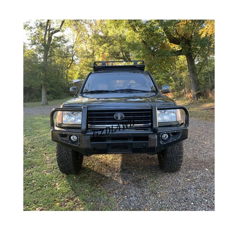com Tanque de Combustível e Suporte para Roda Reserva Barra do Para-choque Traseiro para Land Cruiser Série 300 SUV 2021+