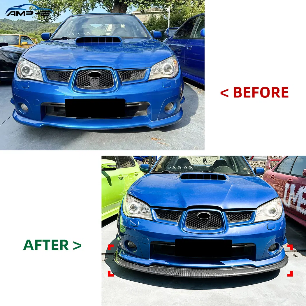 Lábio do Para-choque Frontal para Subaru Impreza Wrx Sti 2006-2007 Kit de Carro para Carroceria
