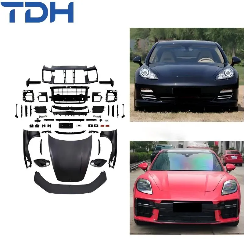 Acessórios de Carro Para 2010-2016 Porsche Panamera 970 Facelift para 2025 976 Kit de Carroceria com Capô de Alumínio