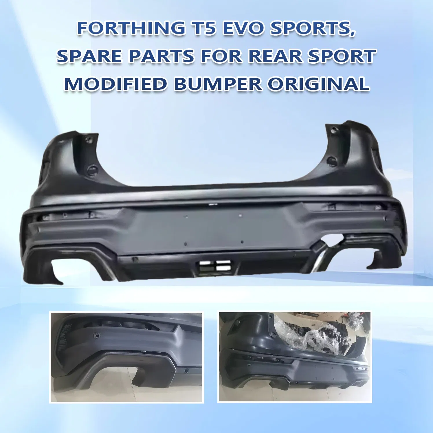 Forthing T5 Componentes Originais da Evo Sports para Unidade de Para-choque Traseiro Sport Tuned Original de Fábrica