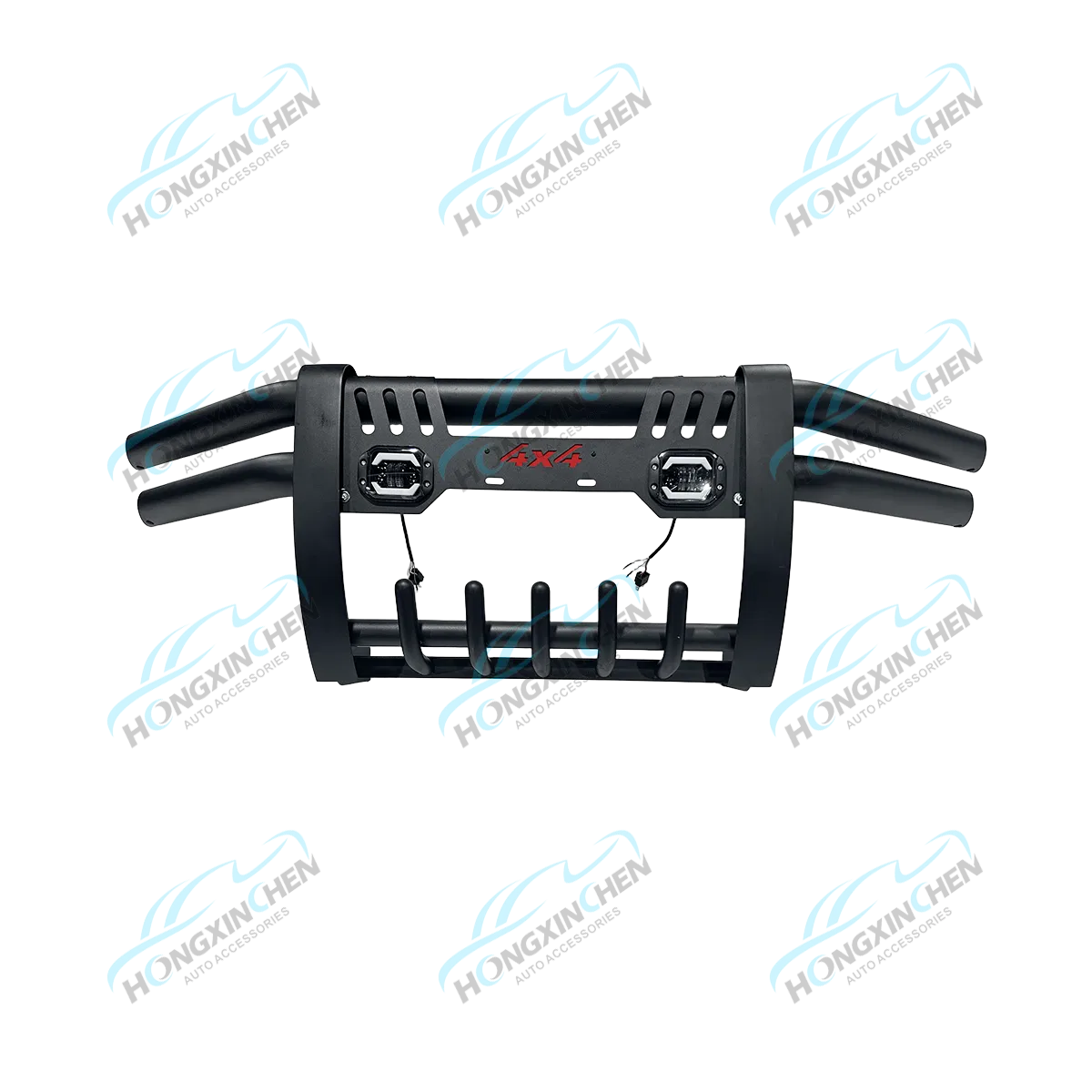 Bumper Frontal Anticolisão Modificado para Caminhonete Navara Veículo Off-Road Elegante Fornecimento de Bumper Leve para Caminhonete