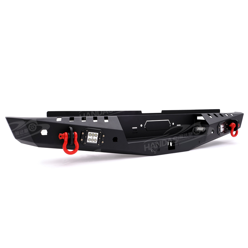 Bumper Traseiro de Aço Universal para Caminhonetes, Protetor de Barra Bull para o Bumper Traseiro do Hilux Revo Dmax Tacoma
