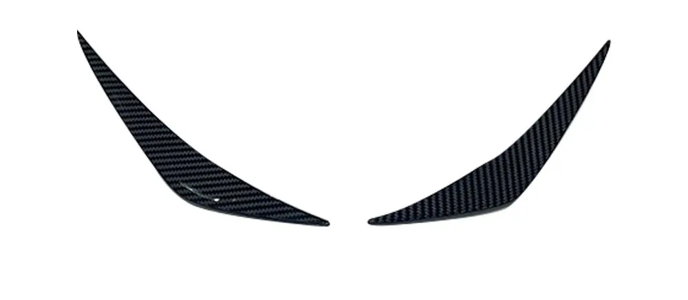 Divisores de Para-choque Frontal em Fibra de Carbono Brilhante para Lotus Emira 2022-2024