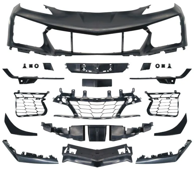 Peças de Automóveis Para-choques Dianteiro de Plástico PP para Chevrolet Corvette C8 Alterações Z06