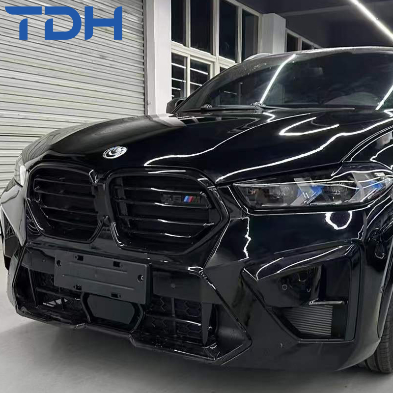 2024 Novo Para-choque de Carro para 2007-2015 BMW X6 E71 Modificado para X6 G06 Lci X6m Para-choque Dianteiro Para-choque Traseiro com Capô de Alumínio