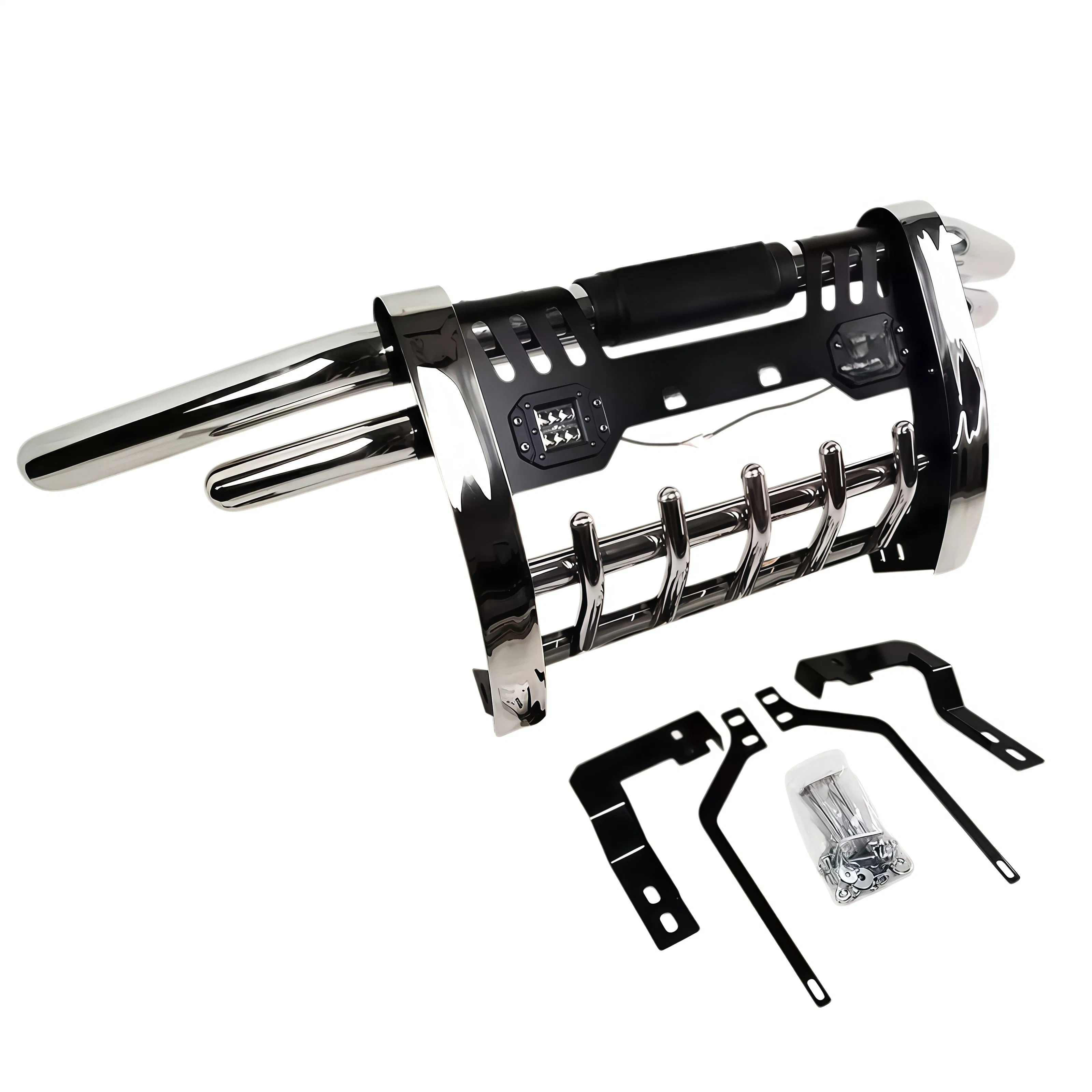 Novo Protetor de Para-choque Frontal para Fh/FM/R/P/G/ 304 Barra de Bull Bar de Aço Inoxidável Pesada 1.8-2.5mm Espessura