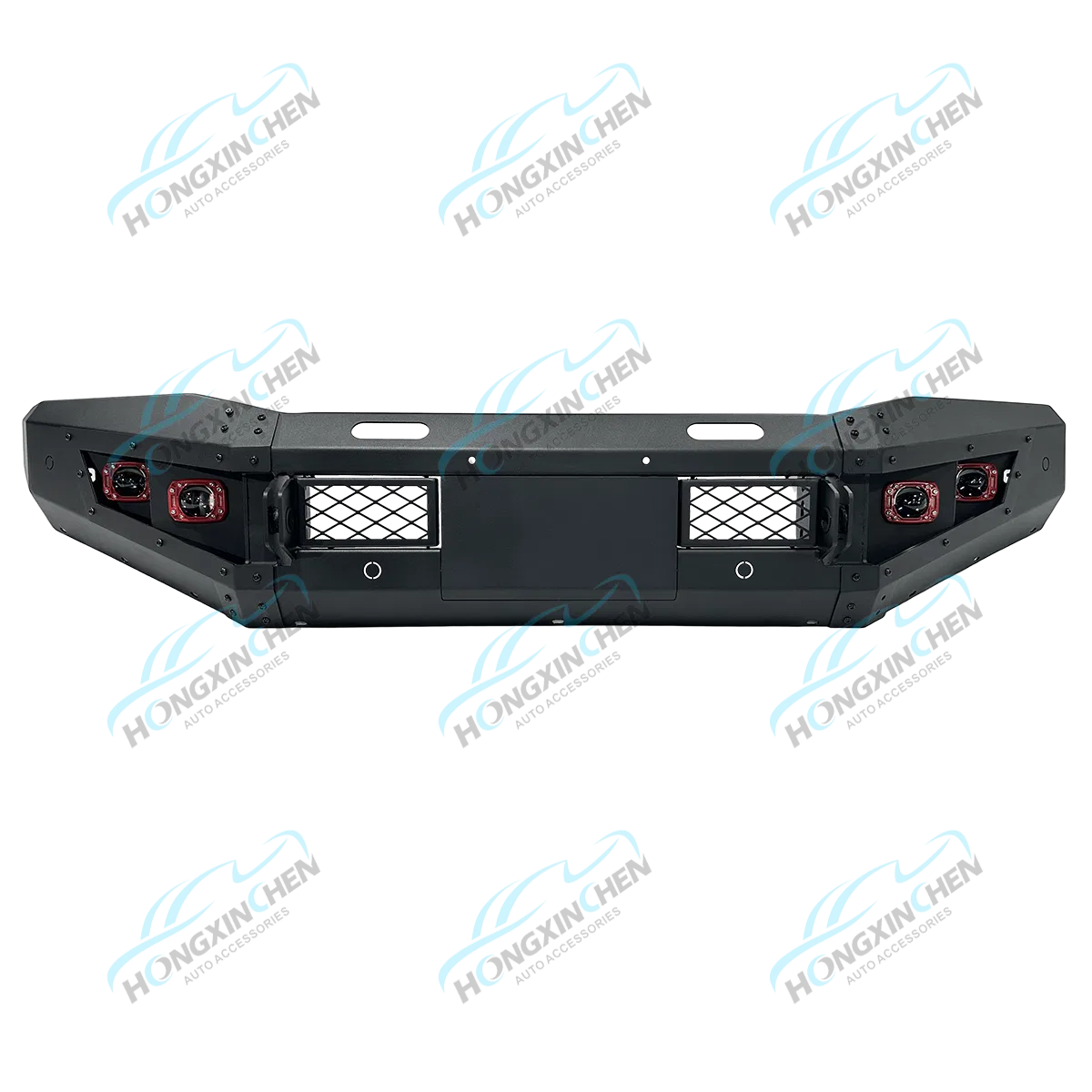 Acessórios de Veículos Off-Road Novos por Atacado 4X4 Parachoque Frontal de Aço Preto para Navara Colorado Pajero Np300 Modos