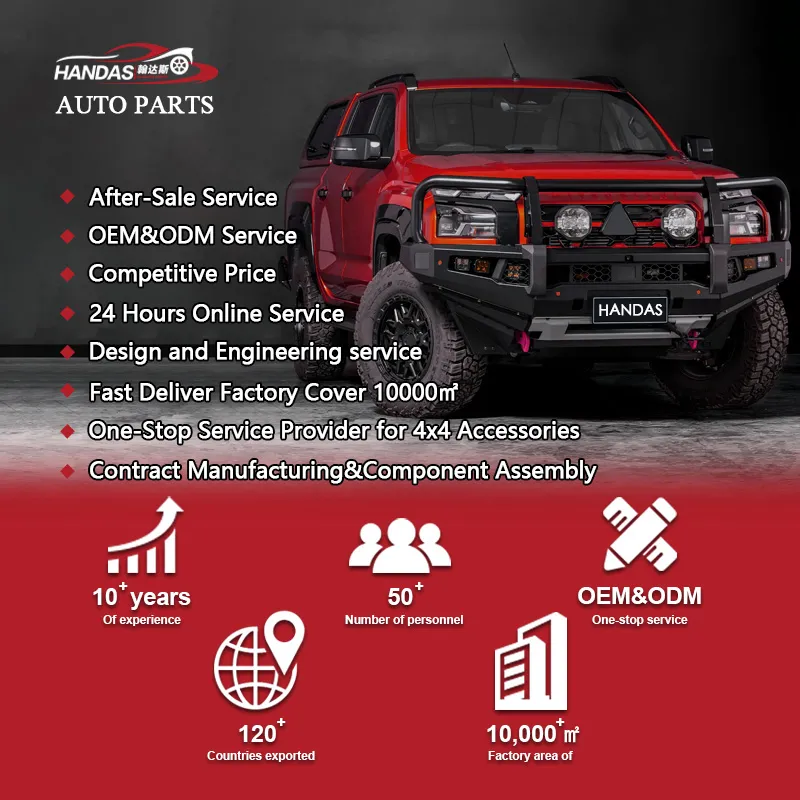 Novo Chegada Personalizado 4X4 Acessórios Para Carro Para-choque Frontal Peças Sobressalentes Para JAC T9