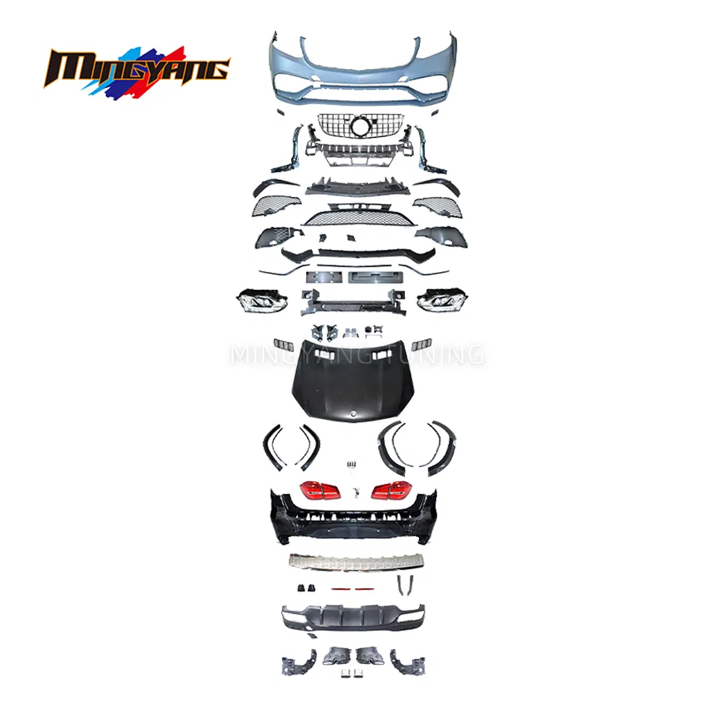 Plástico PP para Mercedes Benz Gl X166 2013-2015 Atualização para GLS63 Kit de Para-choques de Carro