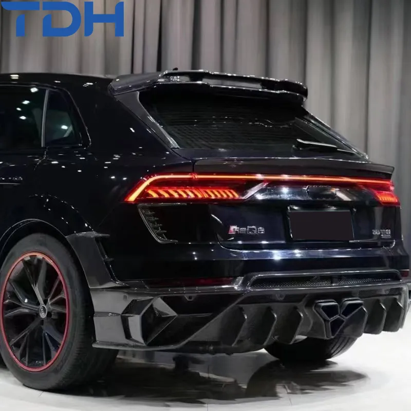 Bumper de Carro em Fibra de Carbono Seco de Alta Qualidade para Audi Rsq8 Facelift