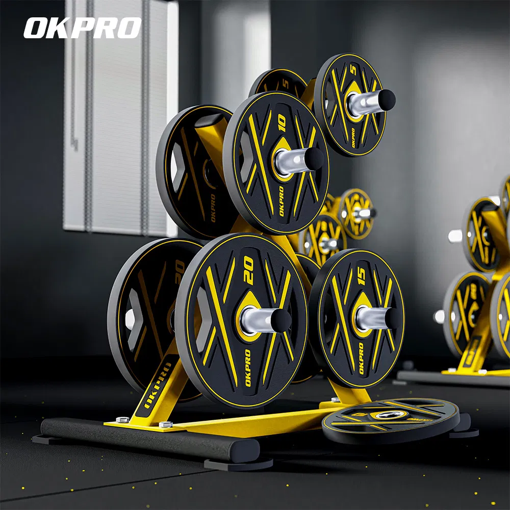 Placa de Peso de Barbell com Logo Personalizado por Atacado para Academia