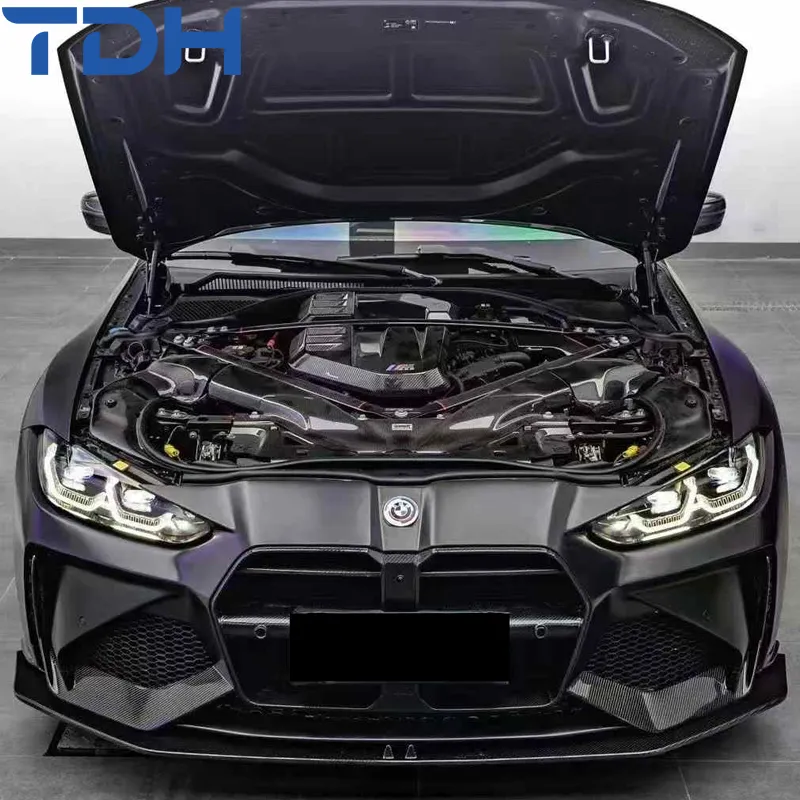 Para-choque de Fibra de Carbono Adro para BMW G80 G82 G83 M3 M4 Facelift Para-choque Frontal Auto