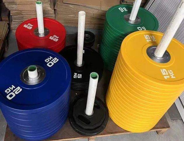 Placas de Borracha para Halterofilismo de Academia Comercial