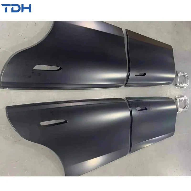 Para-choque de Carro Modificado para 2006-2013 Mercedes Benz W221 Facelift para 2024 W223 Estilo Maybach Para-choque Frontal Para-choque Traseiro com Painel de Porta Capô Aletas