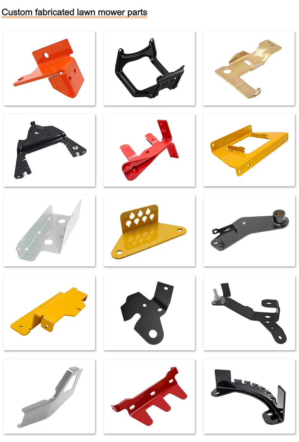 Suporte Traseiro de Eixo para Cortador de Grama Personalizado, Peças de Metal Precisão, Peças OEM para Cortador de Grama