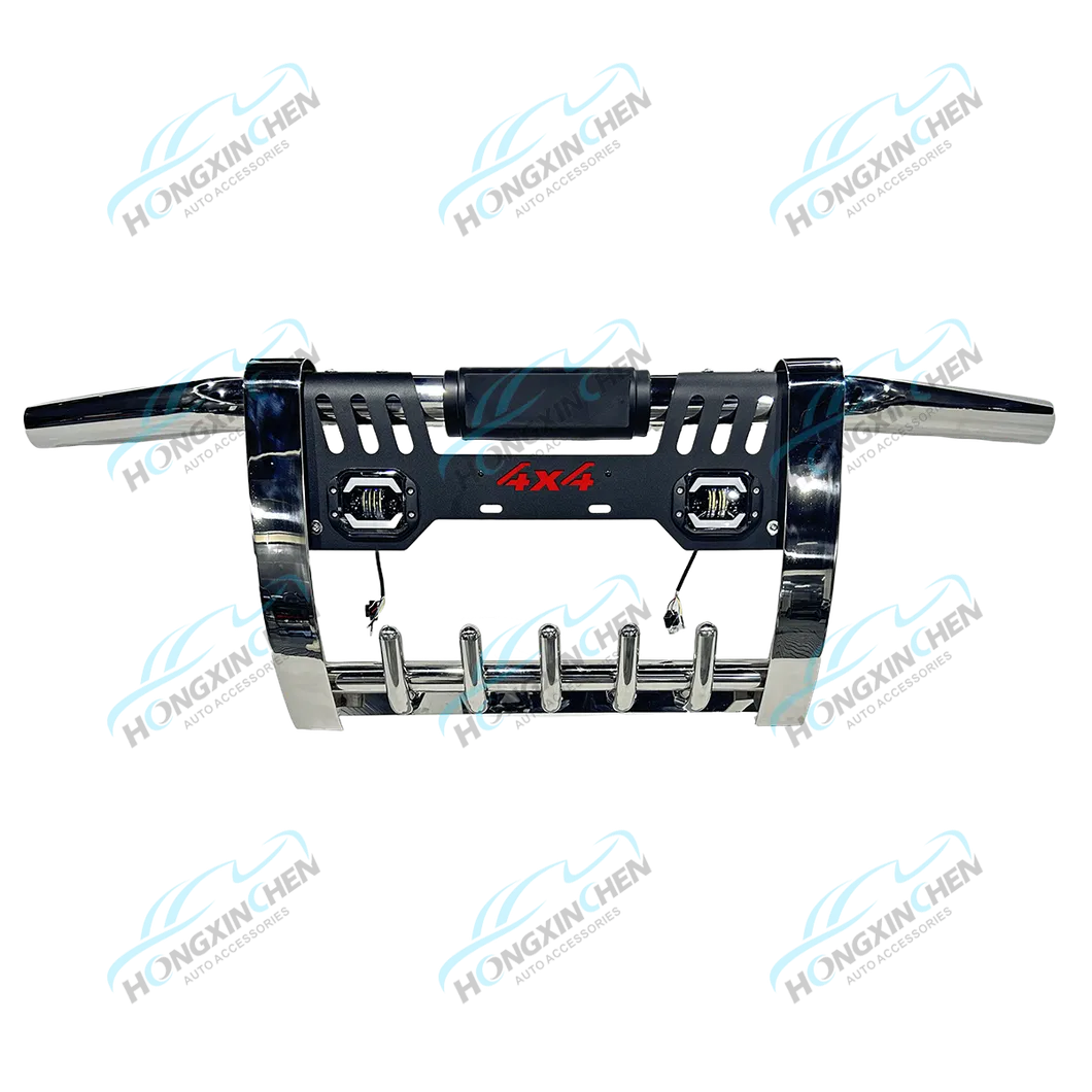Para-choque Frontal de Aço Inoxidável de Alta Resistência para 4X4 Veículos Offroad