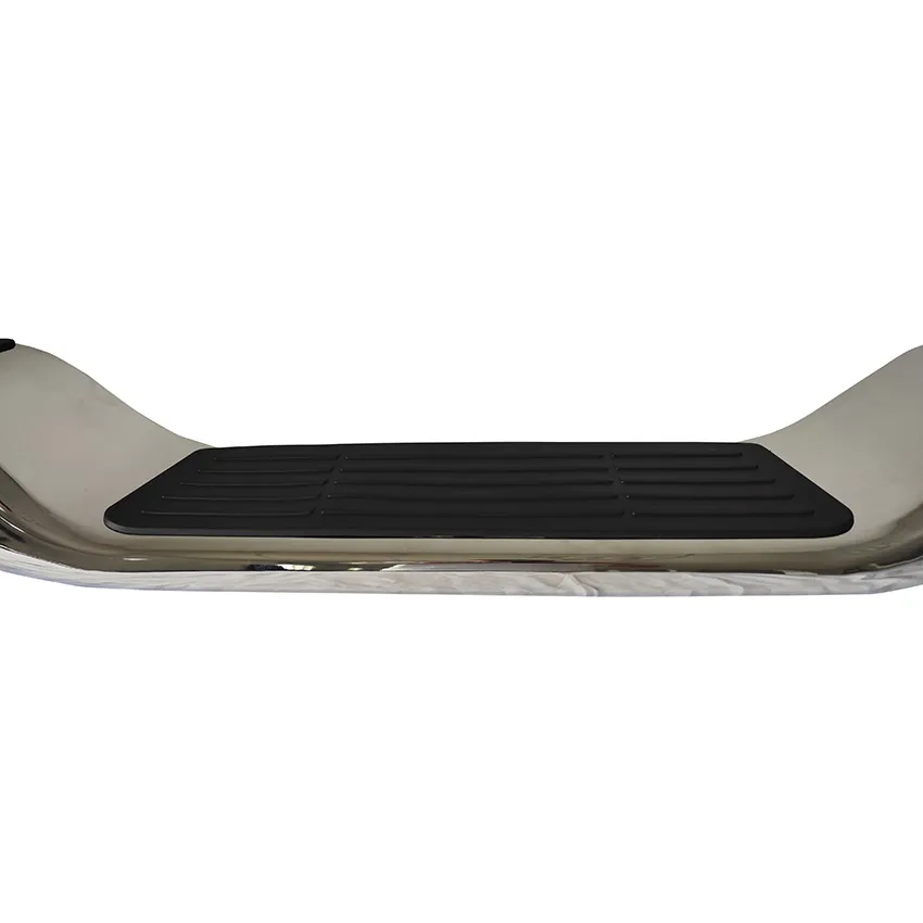 Protetor de Para-choque Traseiro Cromado para Caminhonete Offroad 4X4 Peças de Auto Para-choque Traseiro com Degrau para Hilux Revo Vigo