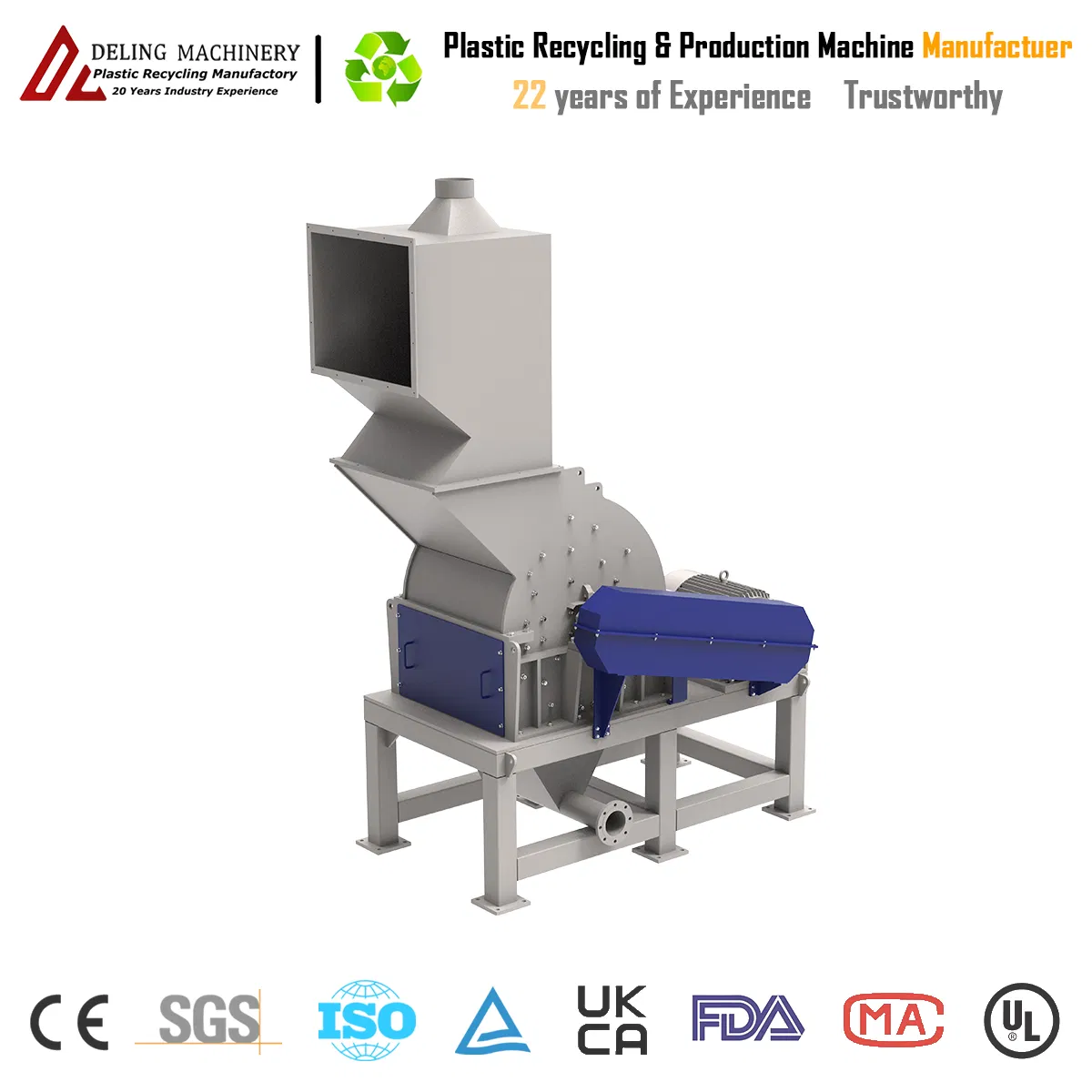 Zero-Waste Fiberglass Shredding Crushing Grinding Sorting Line Machine for FRP Solar Panel Plastic Barrel Car Bumper Composite Scrap Total Recycling Pulverizing