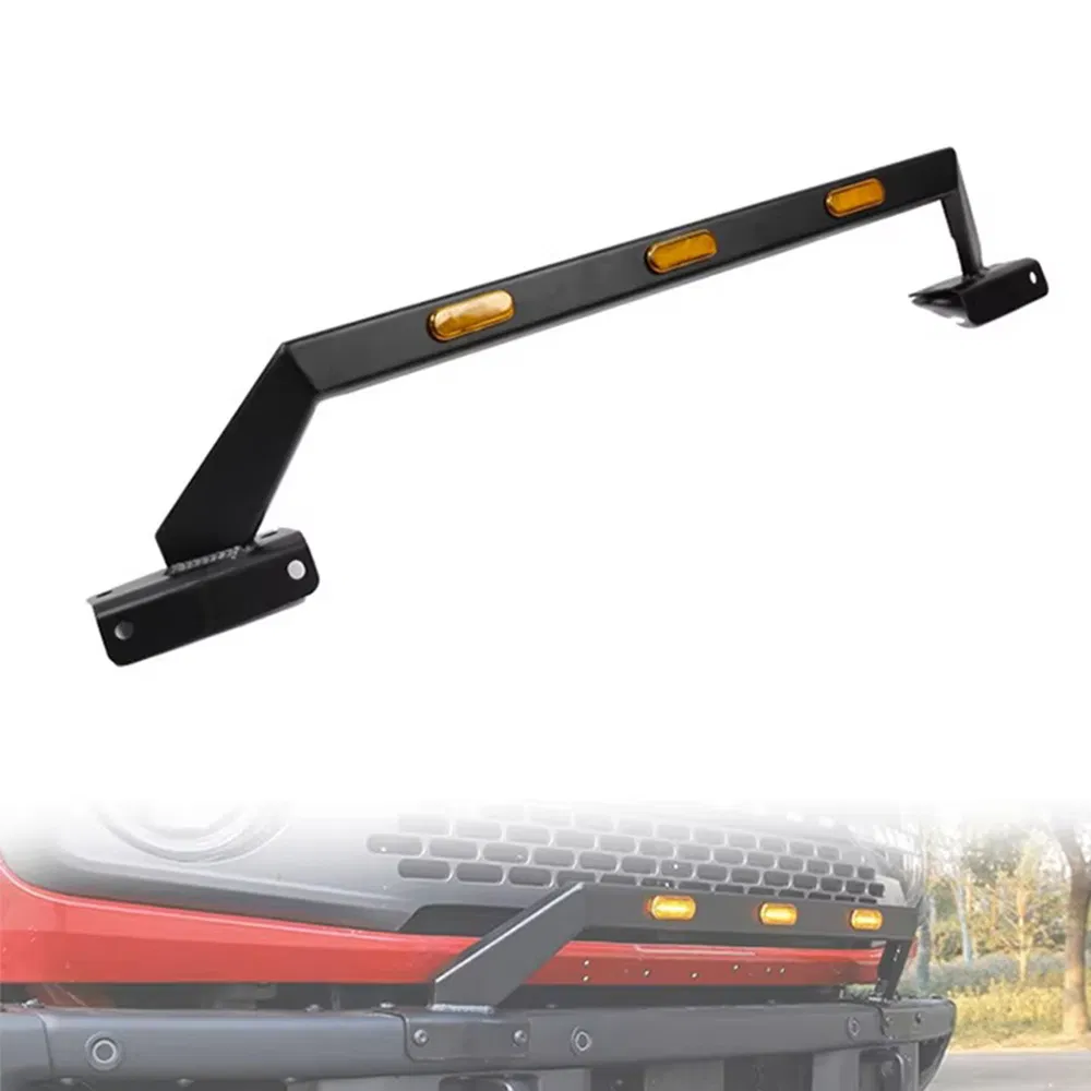 Para-choque automático para kit de carro Ford Bronco Offroad Carro Para-choque durável 4X4 Veículos com suporte para luz em aço personalizado