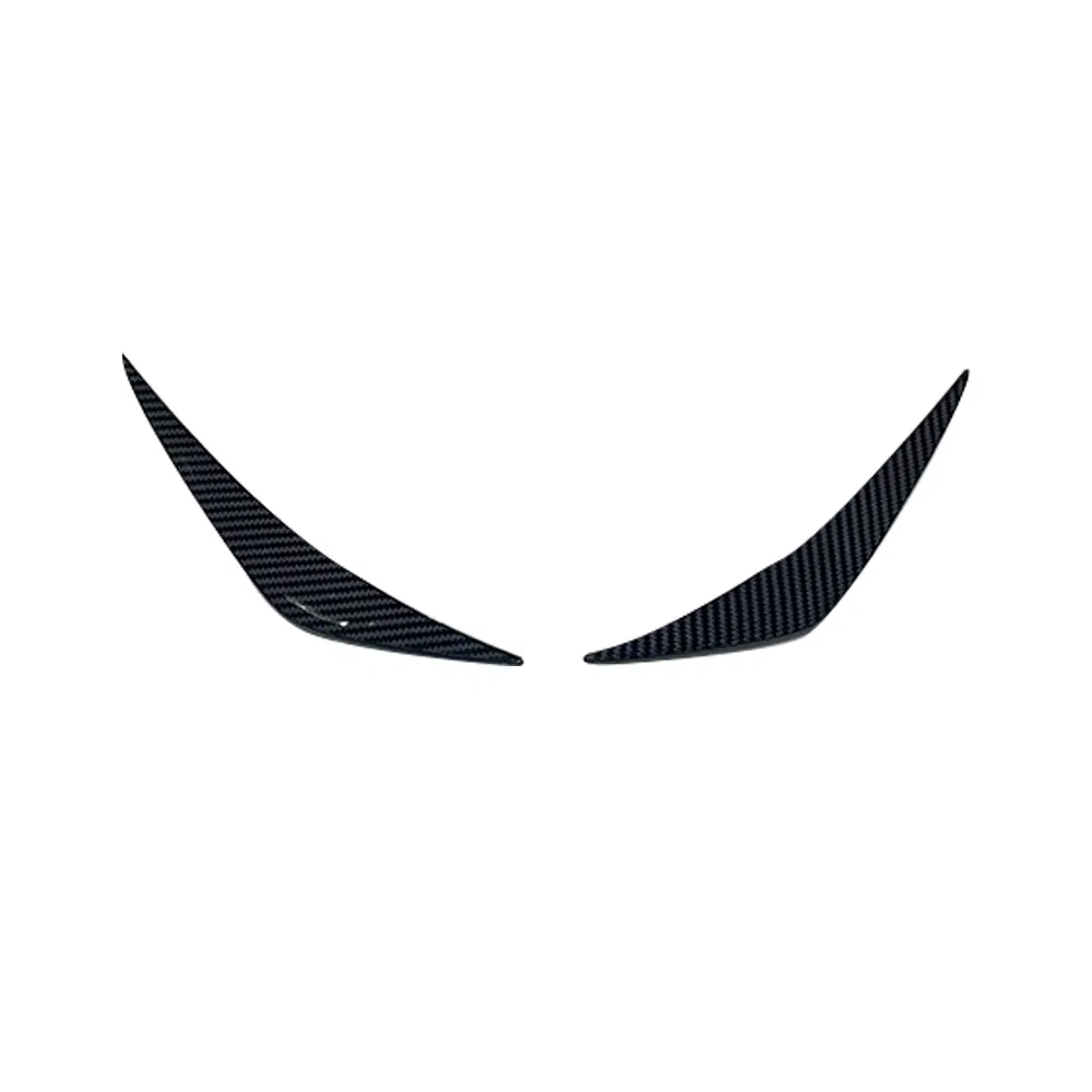 Divisores de Para-choque Frontal em Fibra de Carbono Brilhante para Lotus Emira 2022-2024