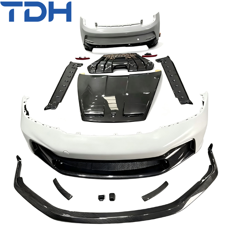 Preço de Fábrica para Para-choque de Carro 2019+Porsche Carrera 911 992 Facelift para Gt3 Para-choque Dianteiro e Traseiro com Capô de Fibra de Carbono Seco