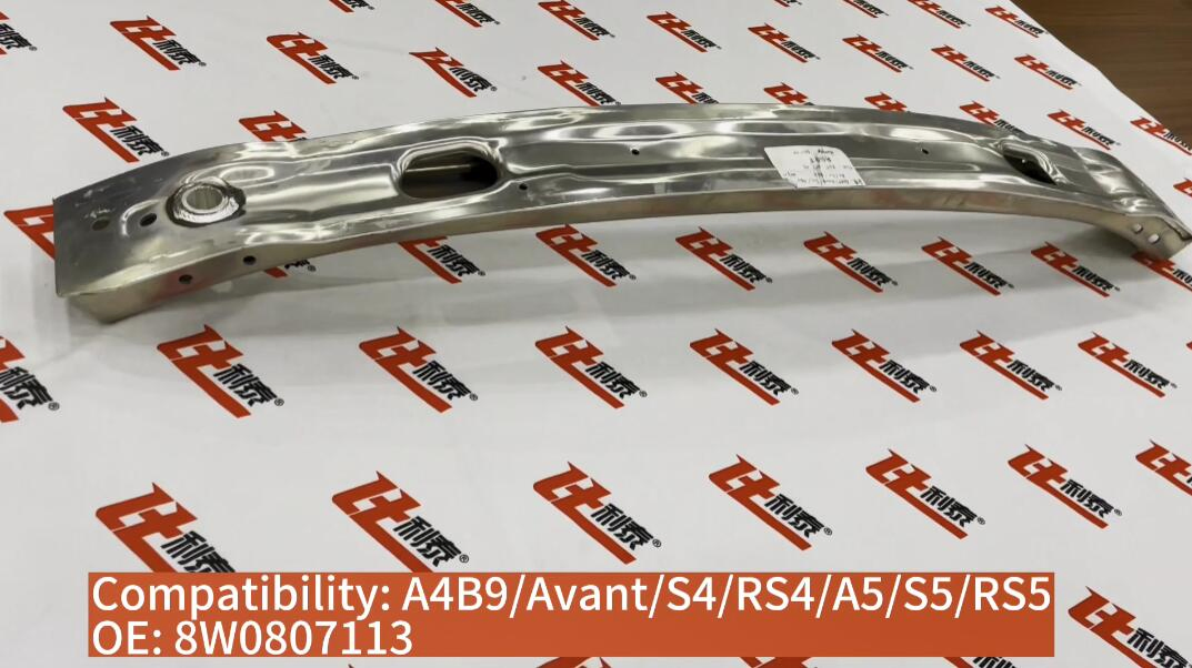 Barra de Impacto do Suporte do Para-choque Dianteiro 8W0807113 para A4B9/Avant/S4/RS4A5/S5/RS5 2016 2017
