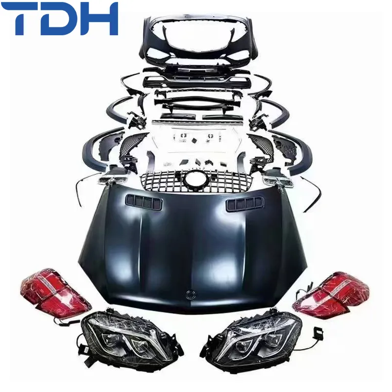 Factory Price Car Bumper for 2013-2015 Mercedes X166 Facelift to 2016-2019 GLS63 Amg Bumper with Aluminum Hood
