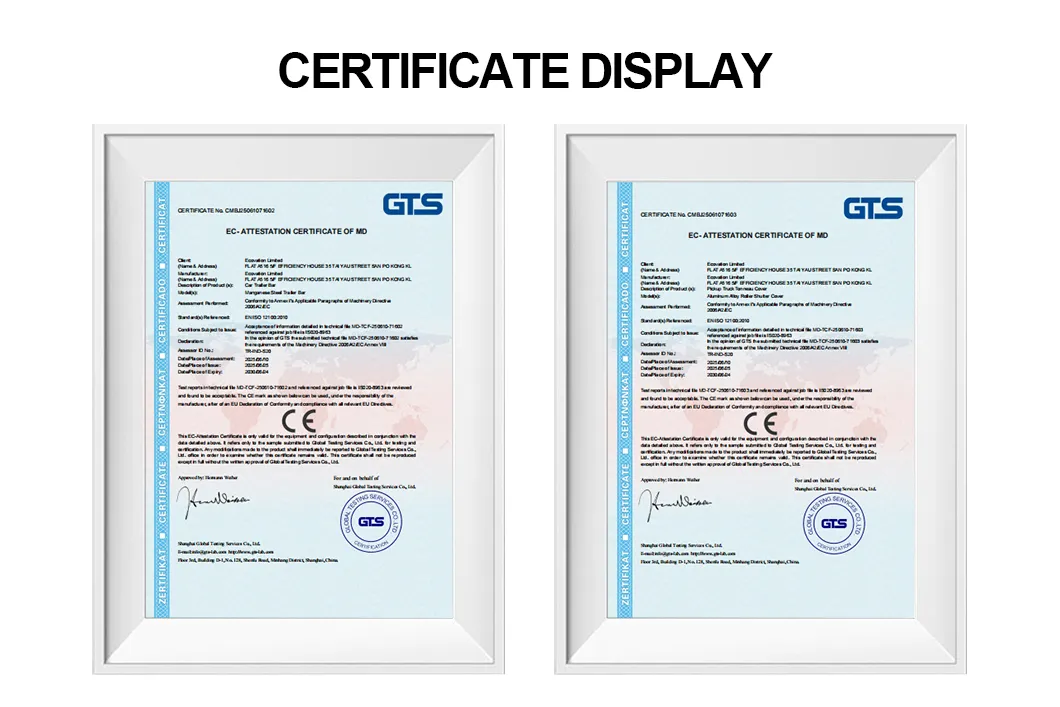 Certificados de Qualidade