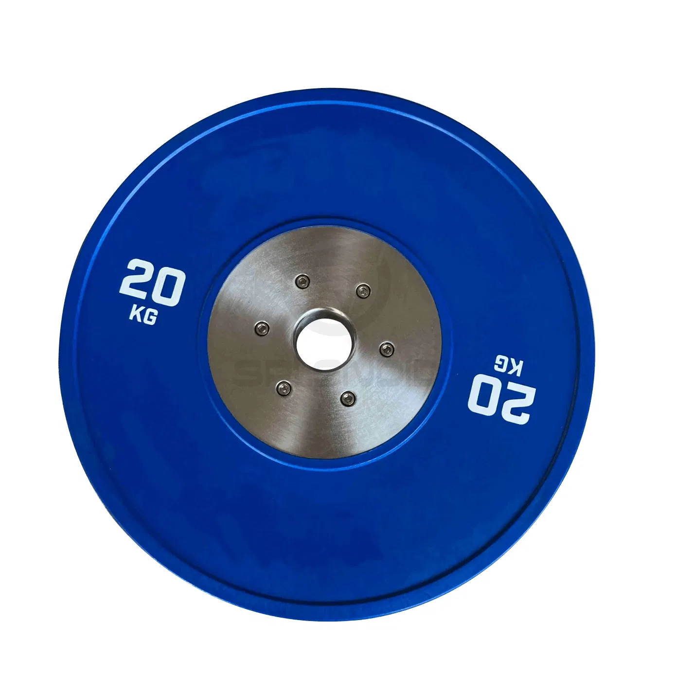 Competição de Equipamento de Academia Placa de Peso de Borracha com Barra de Halteres
