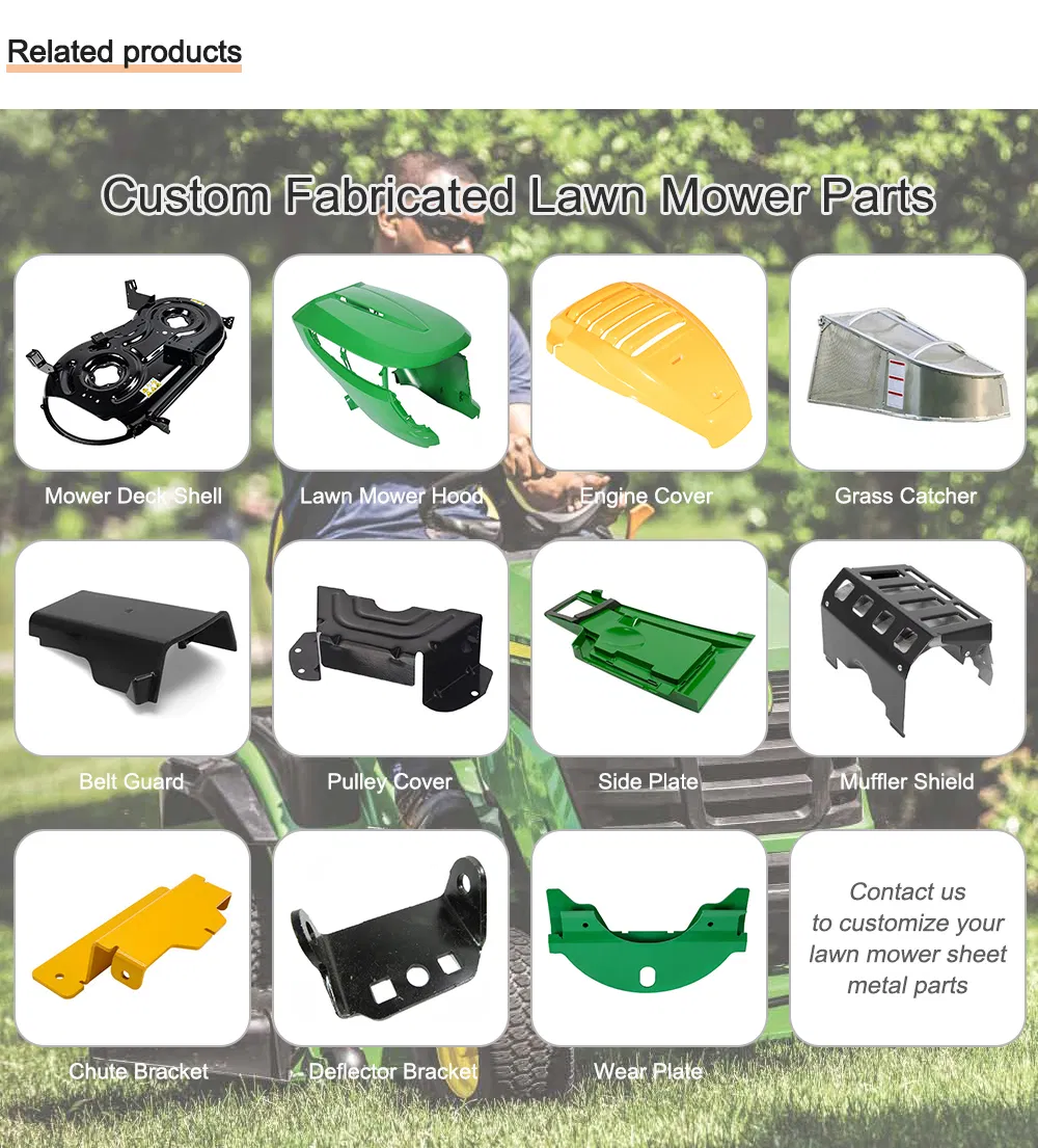 Suporte Traseiro de Eixo para Cortador de Grama Personalizado, Peças de Metal Precisão, Peças OEM para Cortador de Grama