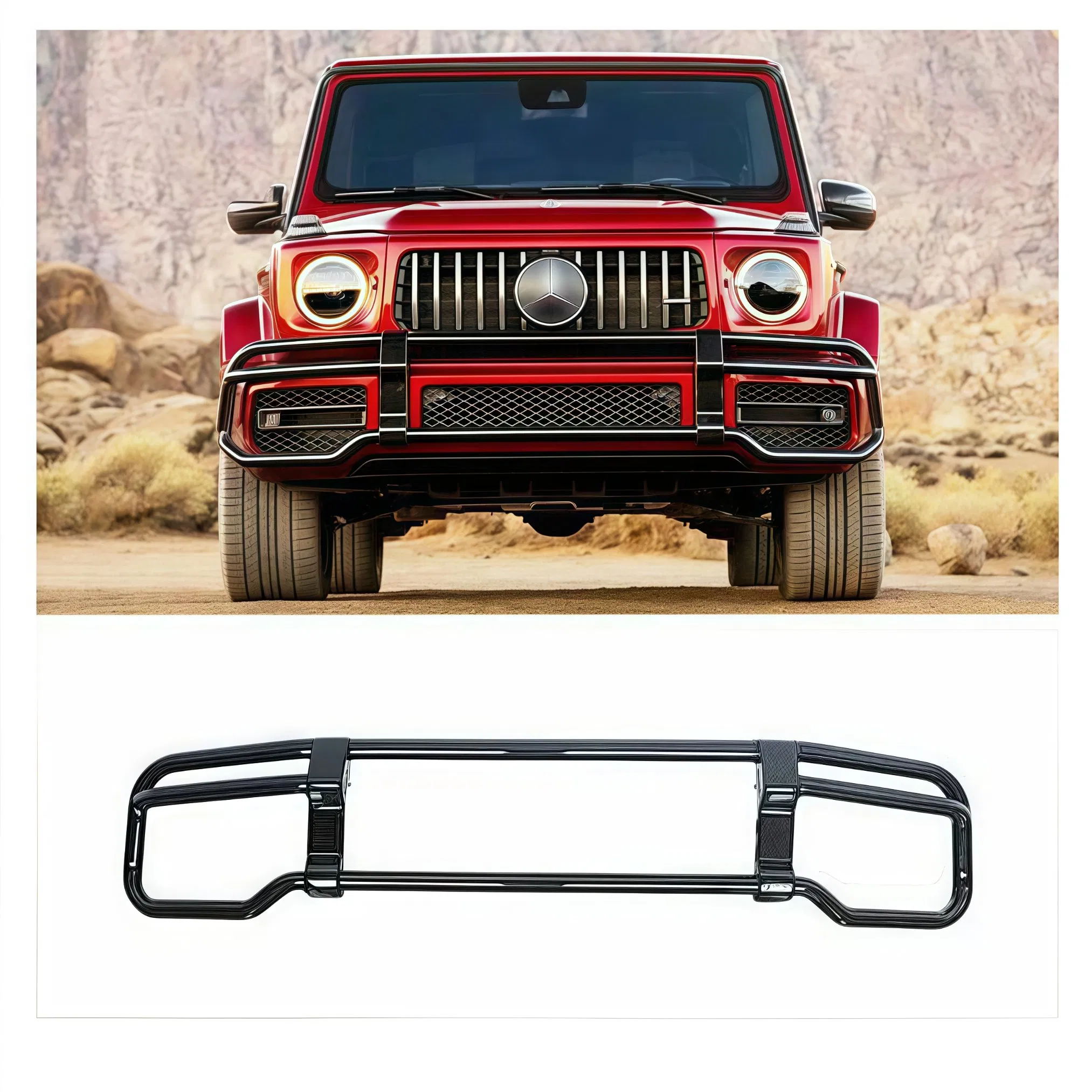 Novo acessório de modificação de para-choque dianteiro leve para veículo off-road, fornecimento de proteção contra colisões