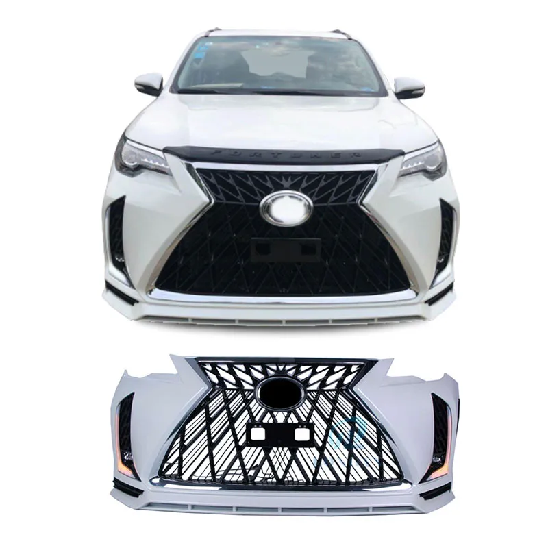 Fornecimento de Fábrica Acessórios Profissionais para Caminhonete 4X4 Kit de Carro Carroceria Para Para-choque Frontal Auto para Fortuner 2016-2019 Mudar Lexus