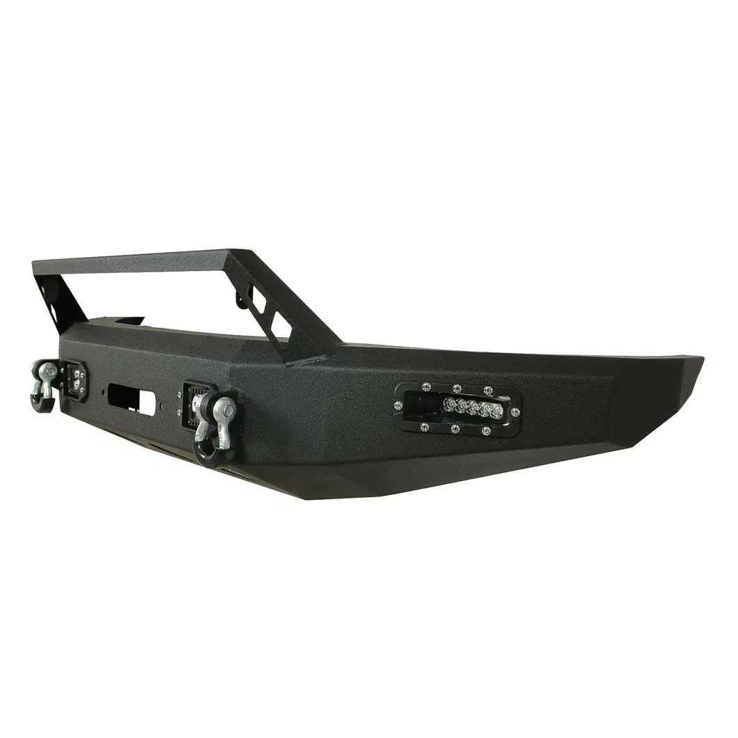 Bumper Dianteiro de Aço com LED/Utilização de Bumper Automotivo para Modificação do Bumper do Caminhão Ford F150 de 15-17