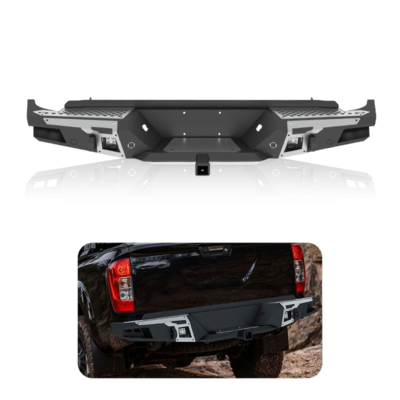 Bumper Traseiro de Aço para Caminhonete Off-Road Nissan Navara 2021 2022